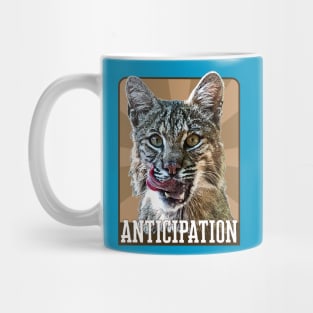 Anticipation- bobcat Mug